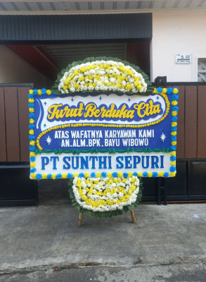 Papan Bunga Duka di Girsang Sipangan Bolon